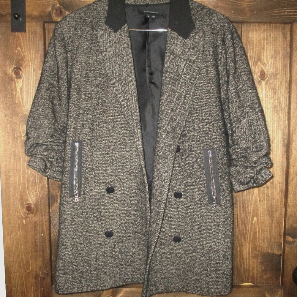 Alexander Wang Oversized Double Breasted Jacket